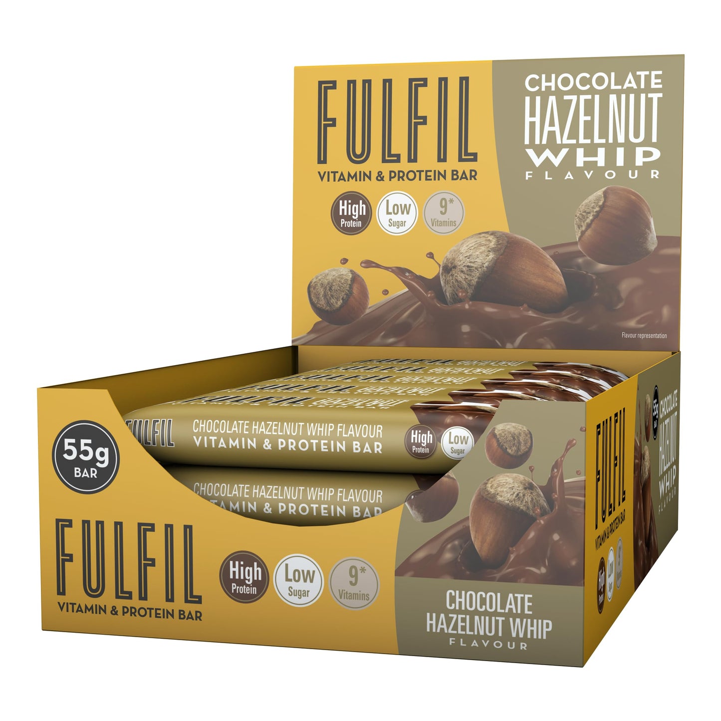 FULFIL Vitamin and Protein Bars (15 x 55 g Bars)