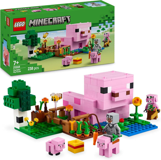 LEGO Minecraft The Baby Pig House Building Toy