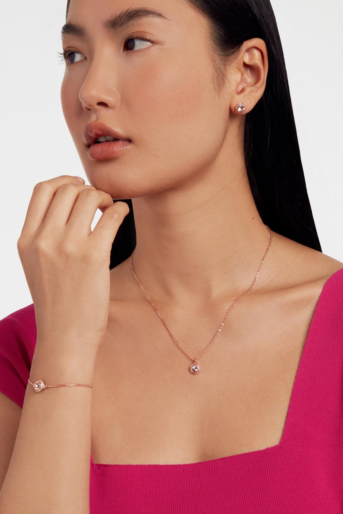 Ted Baker Soleta Solitaire Sparkle Crystal Adjustable Bracelet For Women