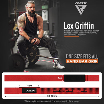 RDX Weight Lifting Straps Deadlifting Powerlifting
