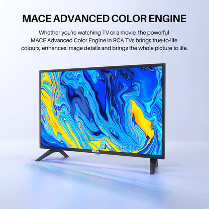 RCA Roku TV 32" Smart TV, RK32HN1 32 Inch HD TV with Apple TV+ BBC Netflix Freeview, DVB-T2/T Dolby Audio HDMI USB, Ideal Television for Small Lounge
