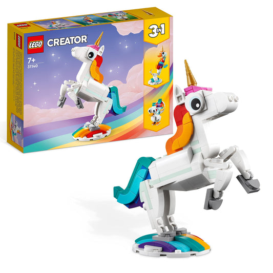 LEGO 31140 Creator 3 in 1 Magical Unicorn Toy