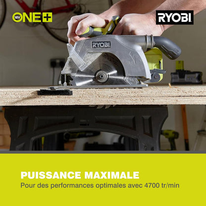 Ryobi R18CS-0 ONEPlus 18 V Cordless Circular Saw, 165 mm (Body Only)