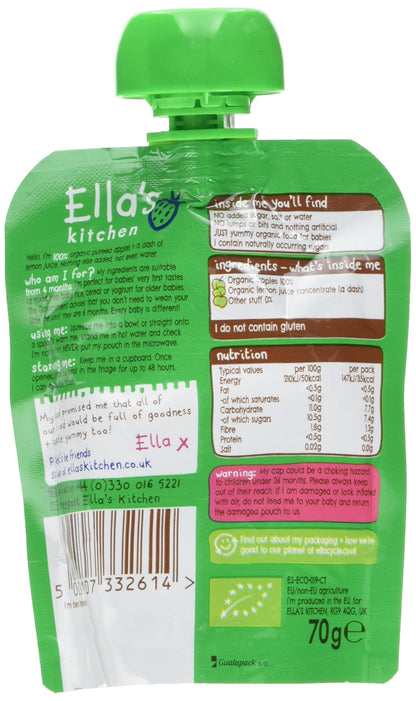 Ella's Kitchen First Taste Prunes 70g, Pack of 7, (Packing May Vary)