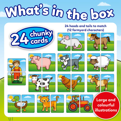 Orchard Toys Farmyard Heads and Tails Game