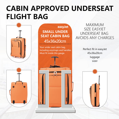 56x45x25 Easyjet Cabin Bag Hand Luggage Approved Cabin Case