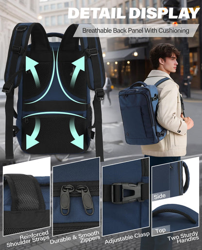 VANKEV Ryanair Cabin Bag 40x20x25 Underseat 20L