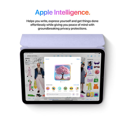 Apple iPad mini (A17 Pro): Apple Intelligence, 8.3-inch Liquid Retina Display, 128GB, Wi-Fi 6E, 12MP Front/12MP Back Camera, Touch ID, All-Day Battery Life — Purple