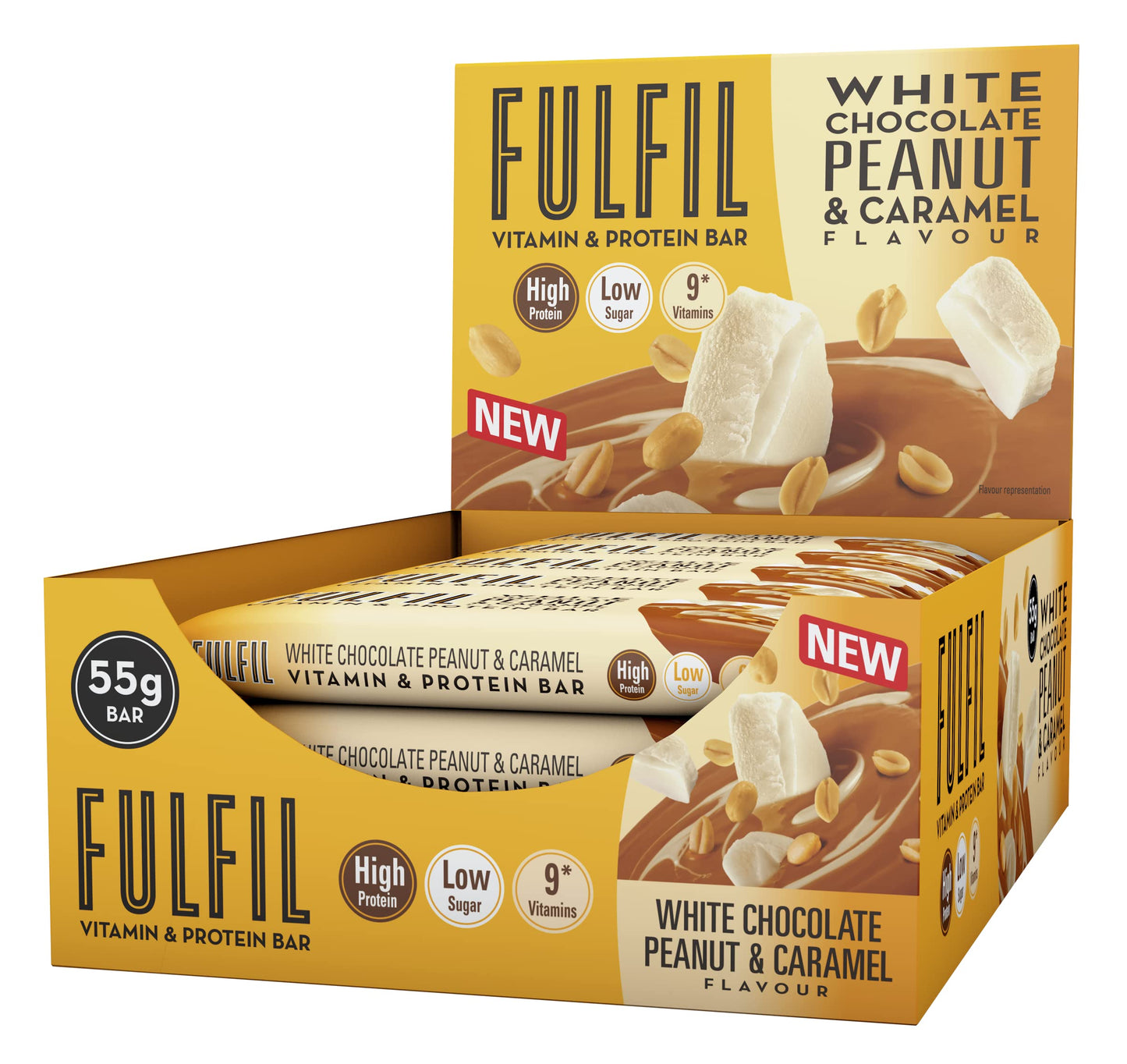 FULFIL Vitamin and Protein Bars (15 x 55 g Bars)