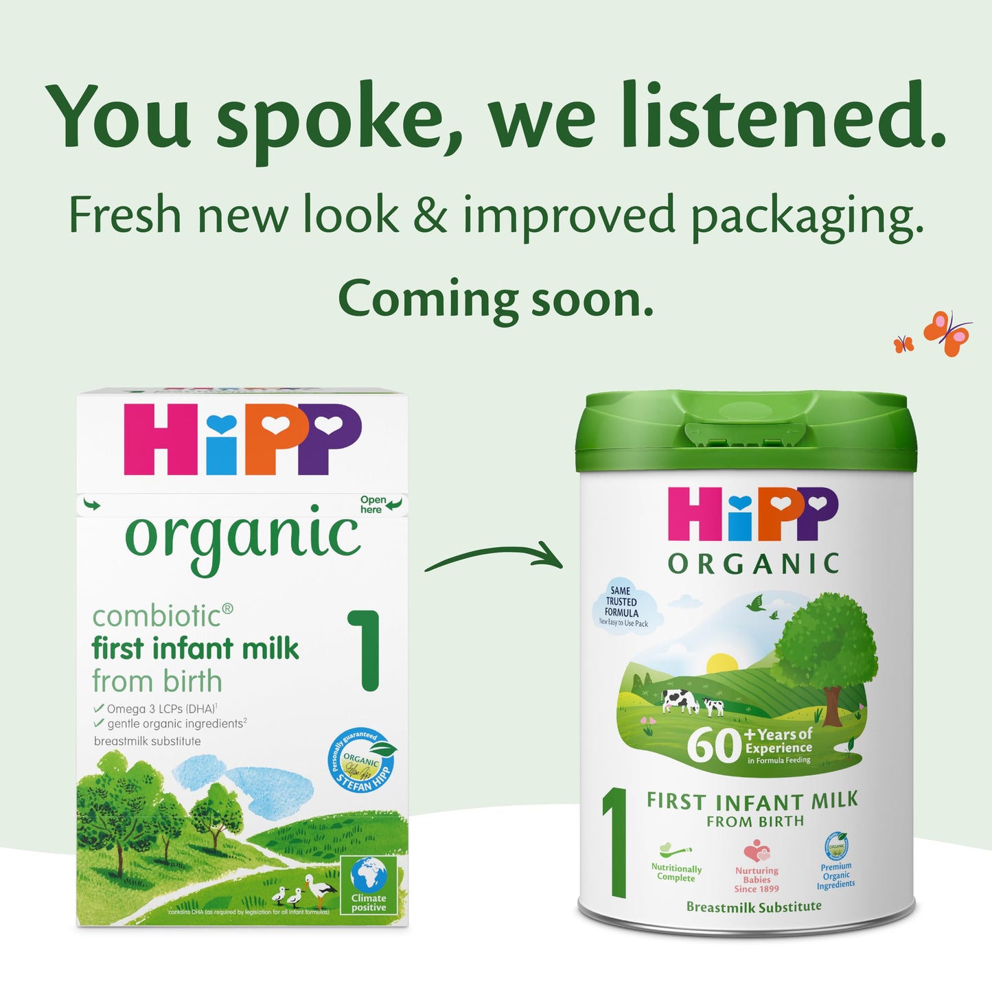 HiPP Organic 1 First Milk Ready To Feed 200ml (pack of 6)