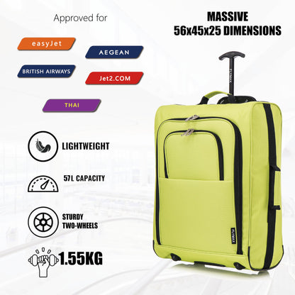 56x45x25 Easyjet Cabin Bag Hand Luggage Approved Cabin Case