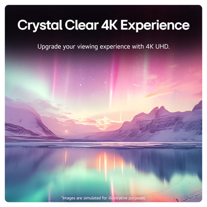 LG 43UT73006LA 43-Inch 4K UHD Smart TV, α5 AI Processor Gen7, Freeview Play and Amazon Alexa, 60Hz, Ashed Blue [Model 2024]