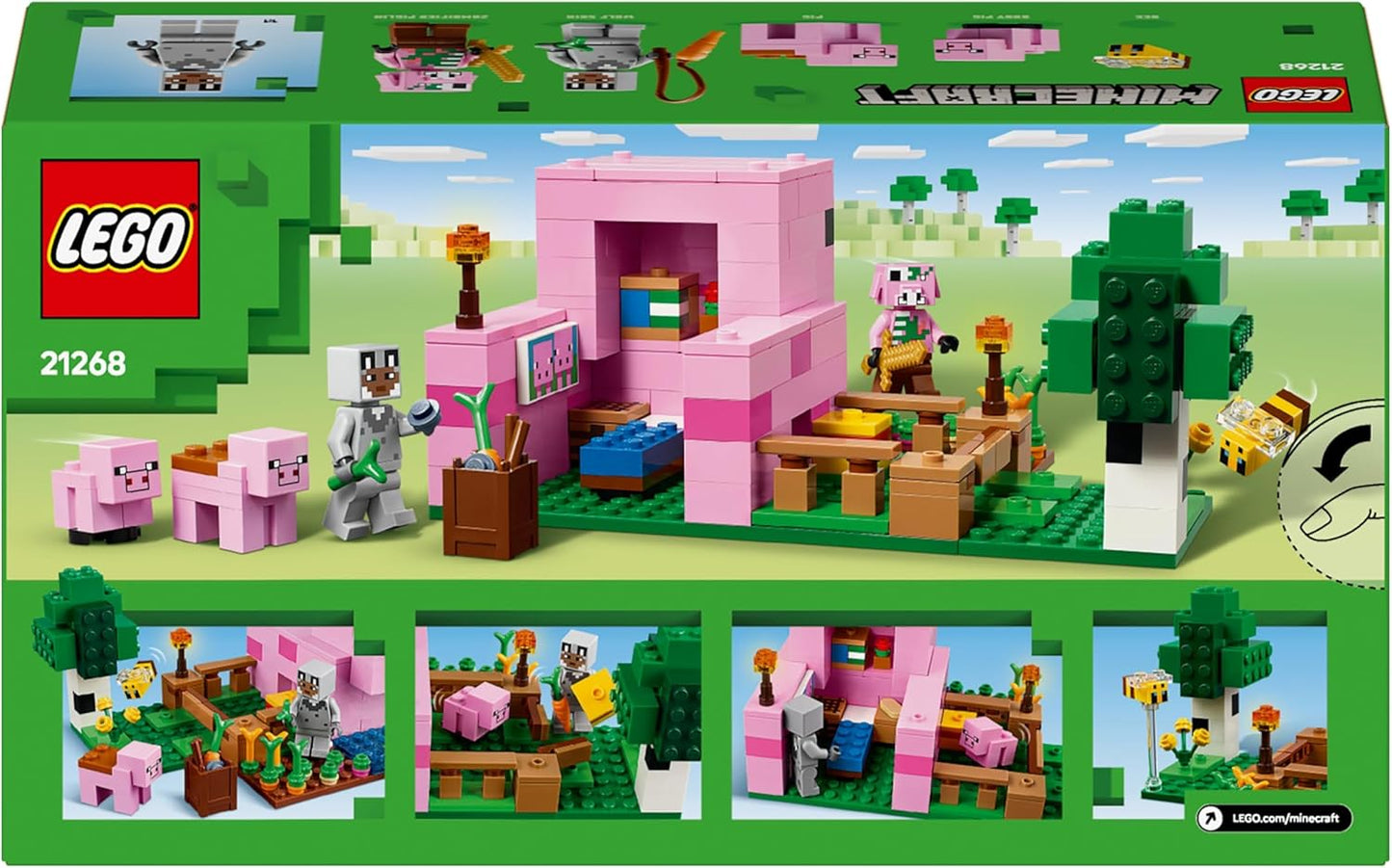 LEGO Minecraft The Baby Pig House Building Toy