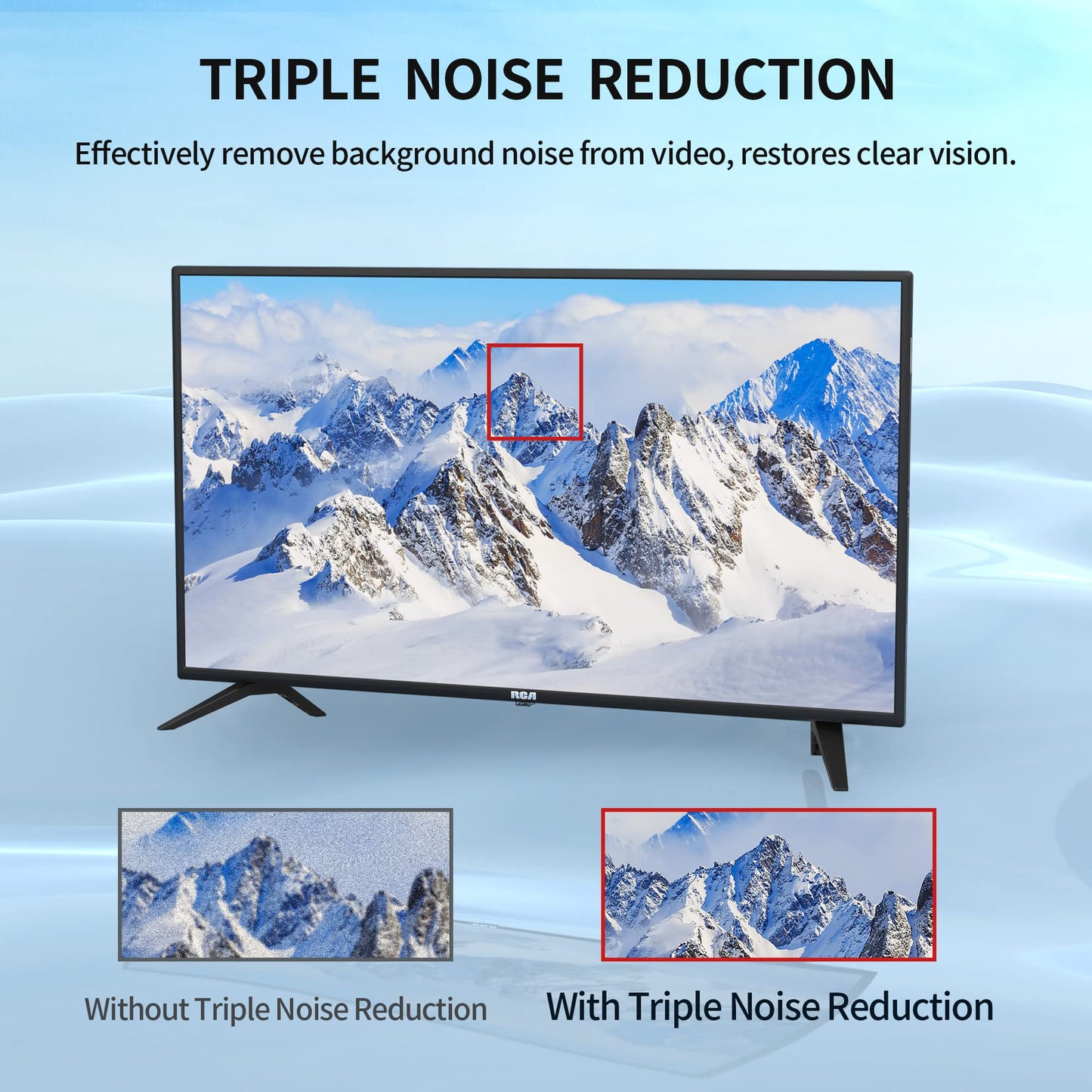 RCA Roku TV 32" Smart TV, RK32HN1 32 Inch HD TV with Apple TV+ BBC Netflix Freeview, DVB-T2/T Dolby Audio HDMI USB, Ideal Television for Small Lounge