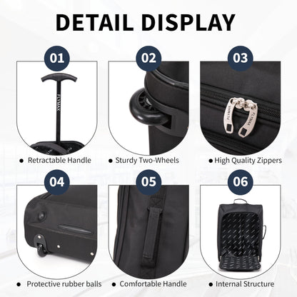 56x45x25 Easyjet Cabin Bag Hand Luggage Approved Cabin Case
