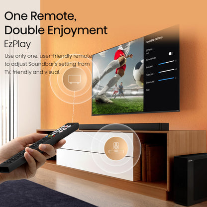 Hisense 43 Inch 4K Smart TV 43E6NTUK - Dolby Vision, Game Mode PLUS with 60Hz VRR ALLM, Smooth Motion, AI Sports Mode, Vidaa OS with Freely, Youtube, Netflix and Disney+ & Now TV (2024 Model)