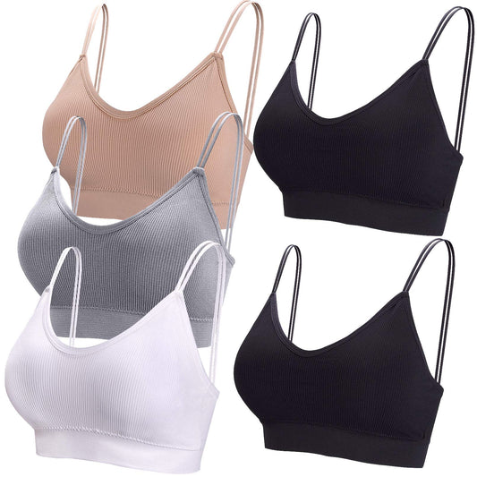 BQTQ 5 Pieces Camisole Bras for Women