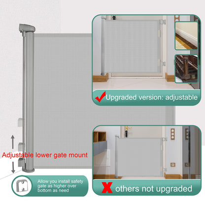 Retractable Stair Gate, Upgraded Stair Gates
