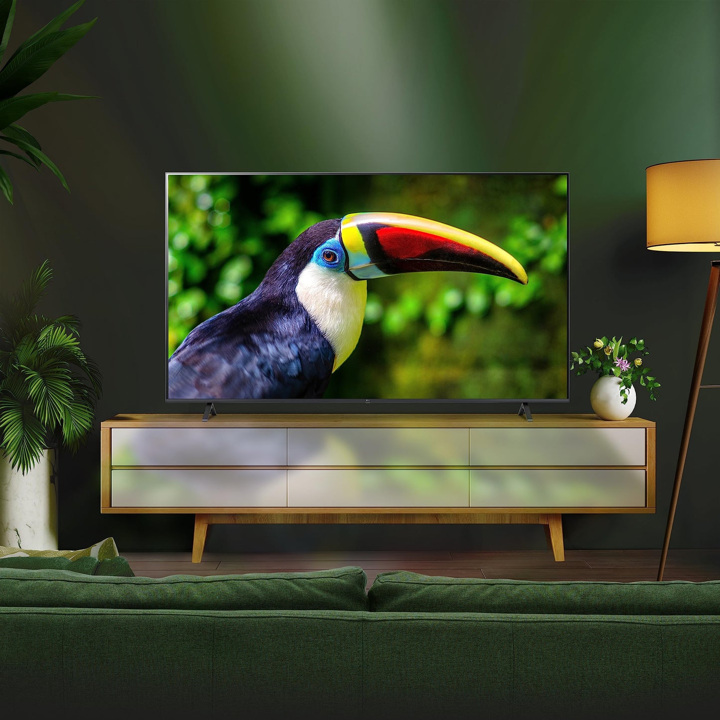 LG 43UT73006LA 43-Inch 4K UHD Smart TV, α5 AI Processor Gen7, Freeview Play and Amazon Alexa, 60Hz, Ashed Blue [Model 2024]
