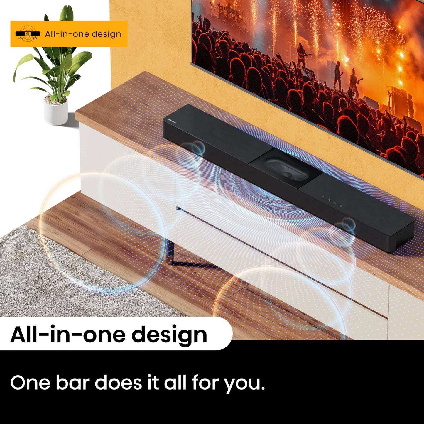 Hisense 43 Inch 4K Smart TV 43E6NTUK - Dolby Vision, Game Mode PLUS with 60Hz VRR ALLM, Smooth Motion, AI Sports Mode, Vidaa OS with Freely, Youtube, Netflix and Disney+ & Now TV (2024 Model)