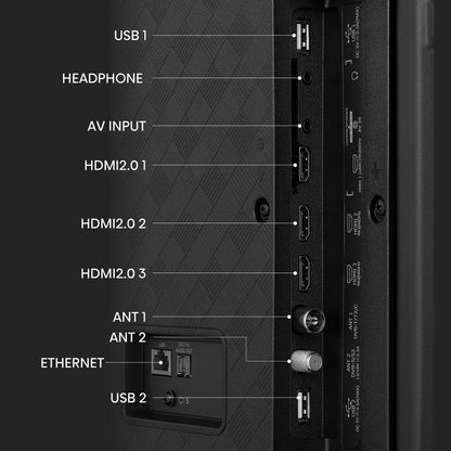 Hisense 43 Inch 4K Smart TV 43E6NTUK - Dolby Vision, Game Mode PLUS with 60Hz VRR ALLM, Smooth Motion, AI Sports Mode, Vidaa OS with Freely, Youtube, Netflix and Disney+ & Now TV (2024 Model)