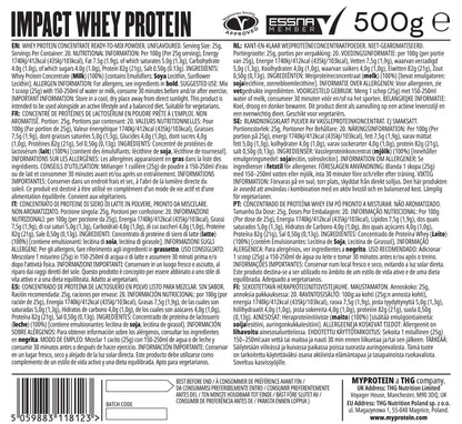 Myprotein Impact Whey Protein - Vanilla 1KG
