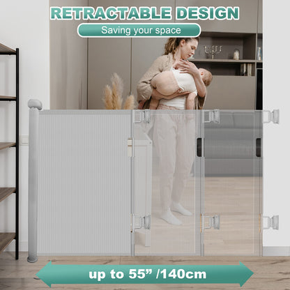Retractable Stair Gate, Upgraded Stair Gates