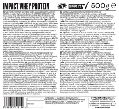 Myprotein Impact Whey Protein - Vanilla 1KG