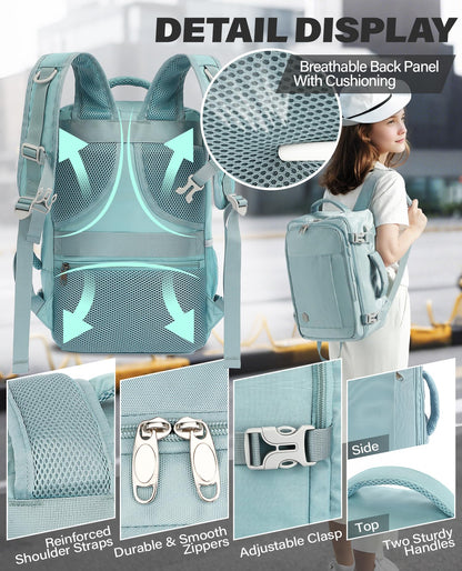 VANKEV Ryanair Cabin Bag 40x20x25 Underseat 20L